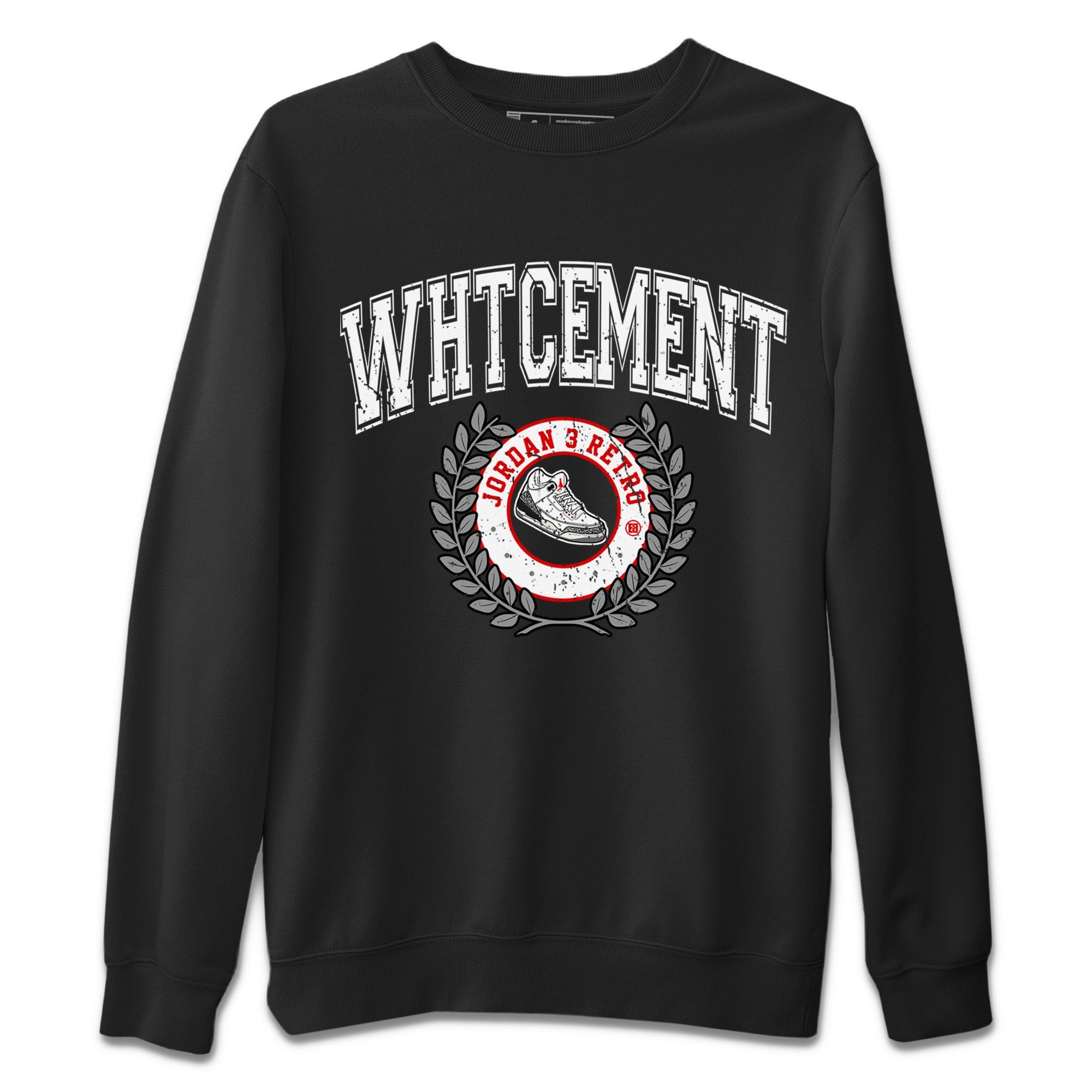 Sneaker Letter Unisex Sweater – Air Jordan 3 White Cement, Sneakers Matching Sweater