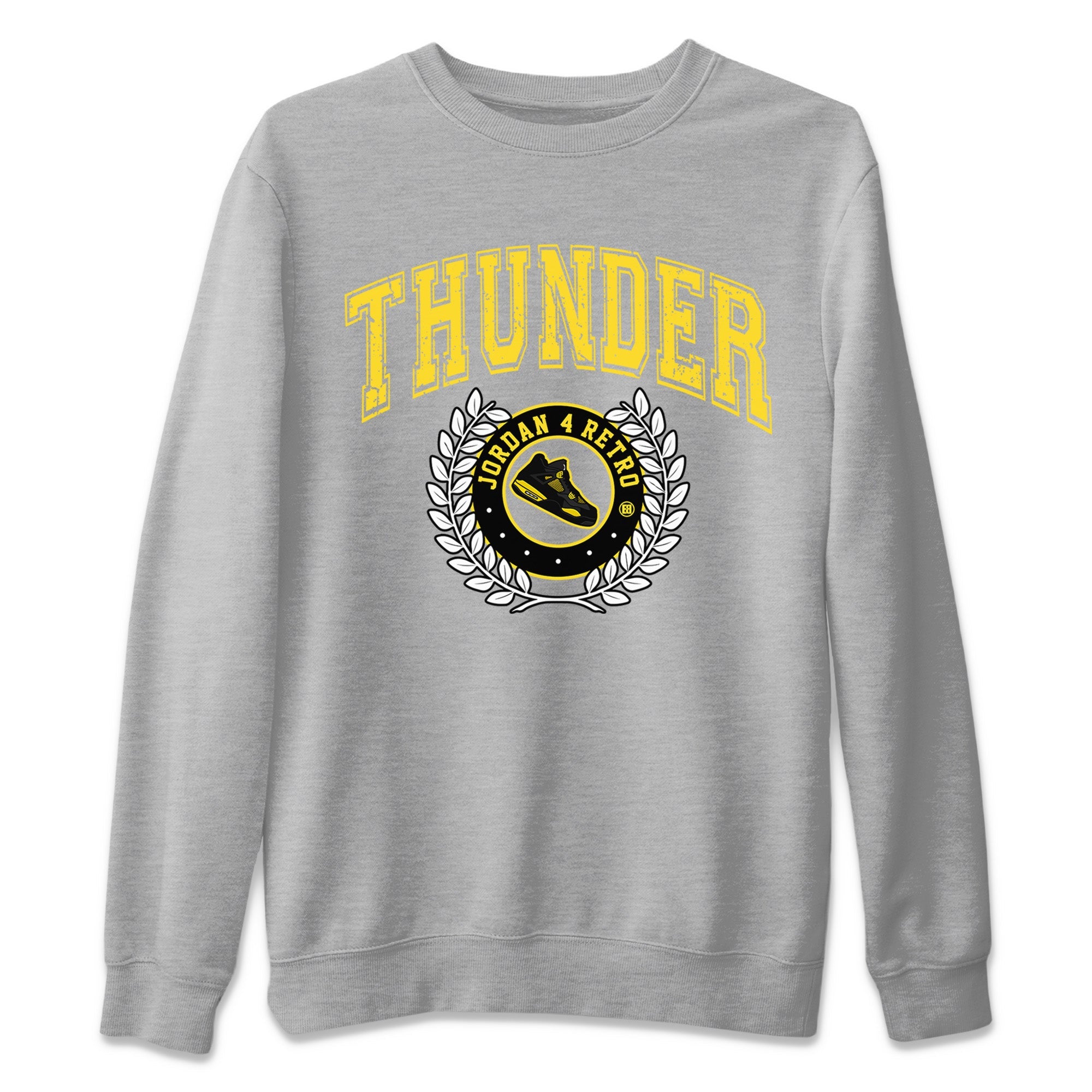 Sneaker Letter Unisex Sweater – Air Jordan 4 Thunder, Sneakers Matching Sweater