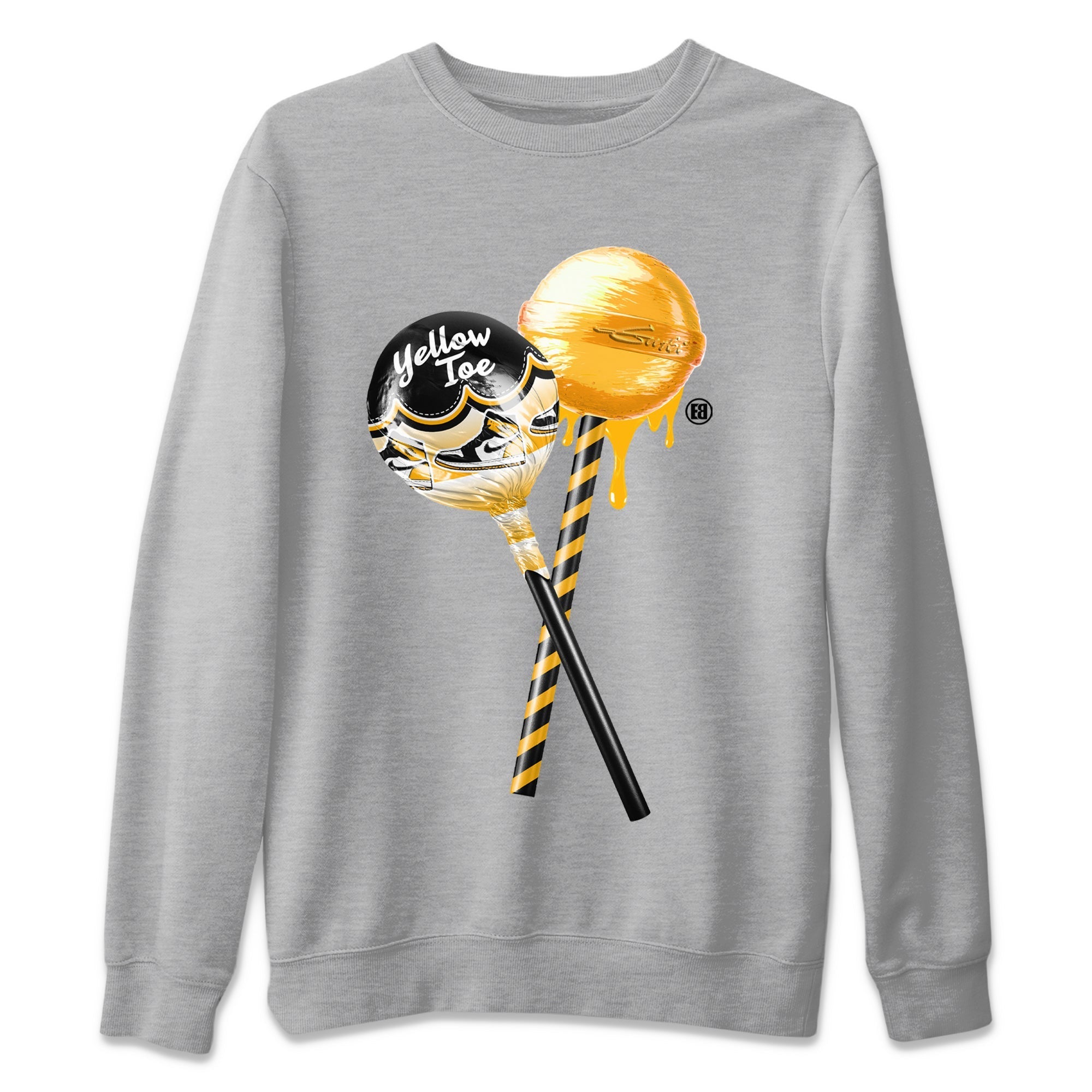 Sneaker Lollipops Unisex Sweater – Air Jordan 1 Taxi, Sneakers Matching Sweater