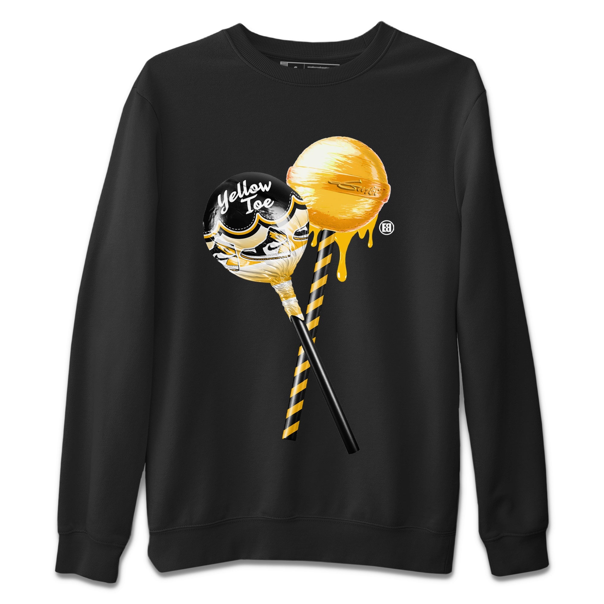 Sneaker Lollipops Unisex Sweater – Air Jordan 1 Taxi, Sneakers Matching Sweater