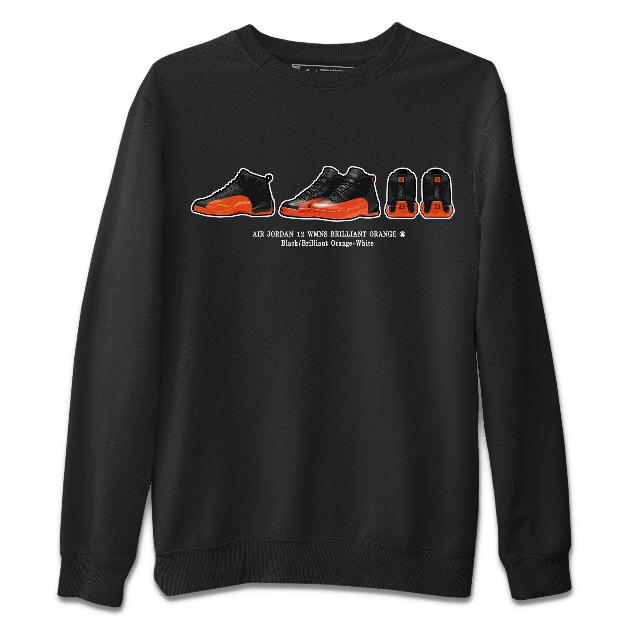 Sneaker Prelude Unisex Sweater – Air Jordan 12 Brilliant Orange, Sneakers Matching Sweater