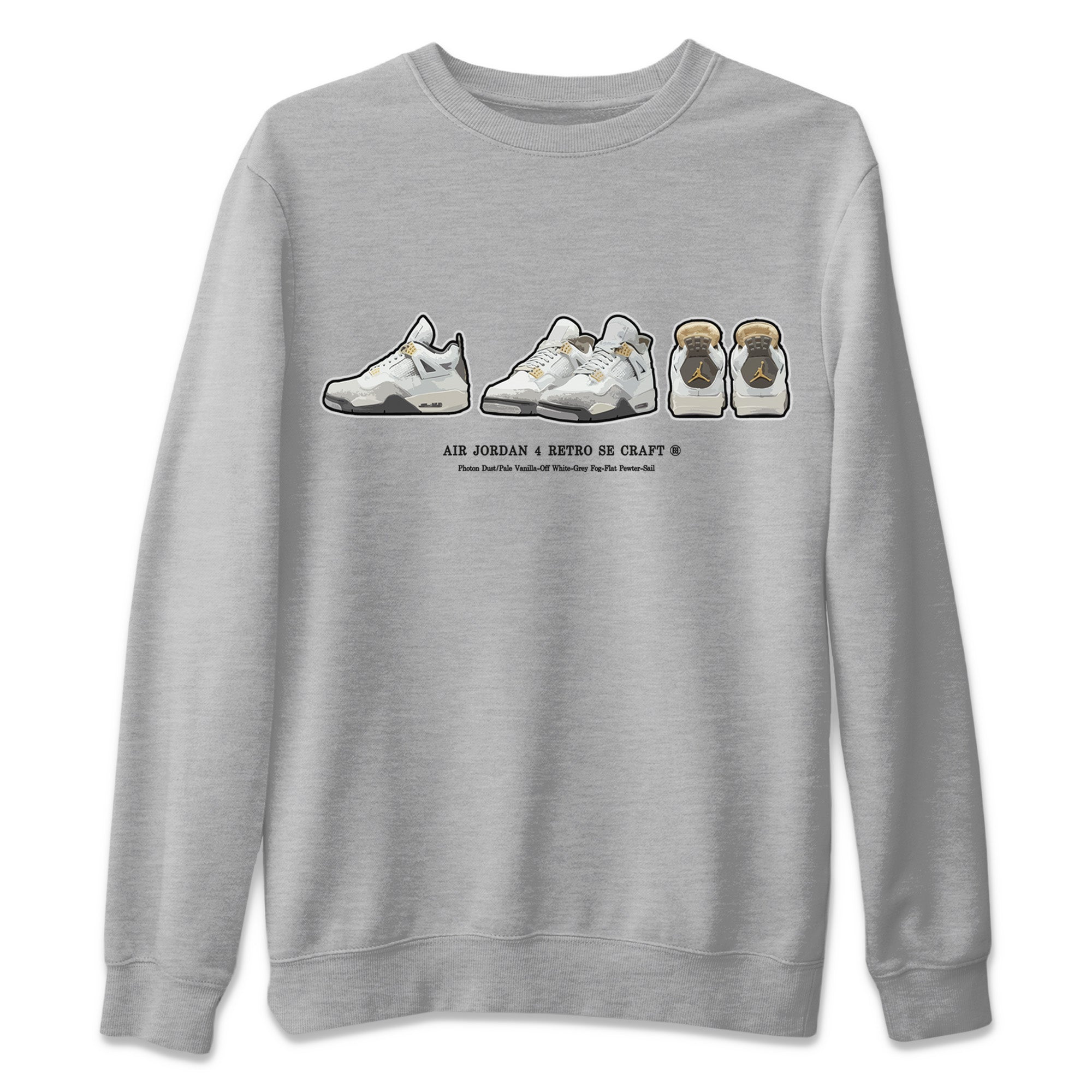 Sneaker Prelude Unisex Sweater – Air Jordan 4 Craft, Sneakers Matching Sweater