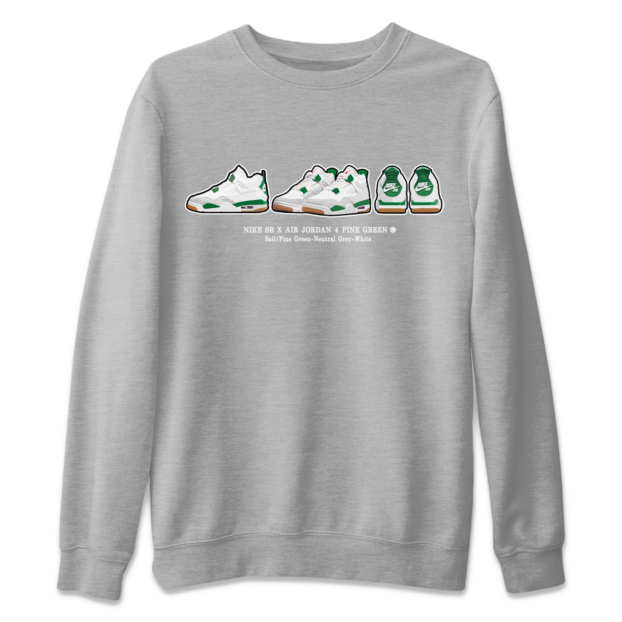 Sneaker Prelude Unisex Sweater – Air Jordan 4 Pine Green, Sneakers Matching Sweater