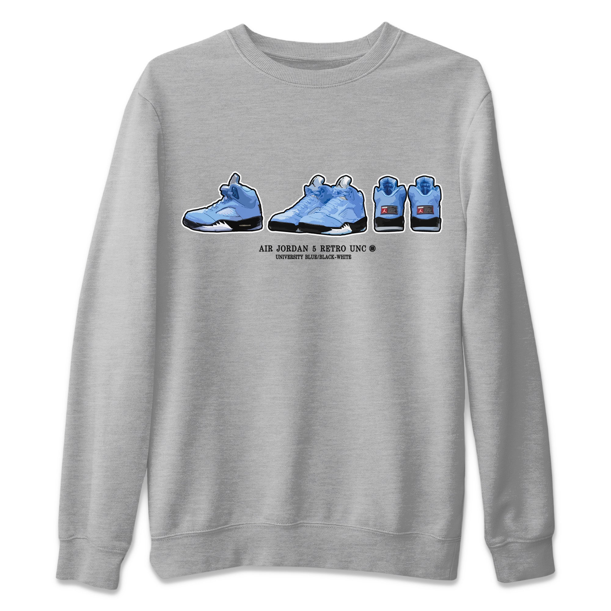 Sneaker Prelude Unisex Sweater – Air Jordan 5 UNC, Sneakers Matching Sweater