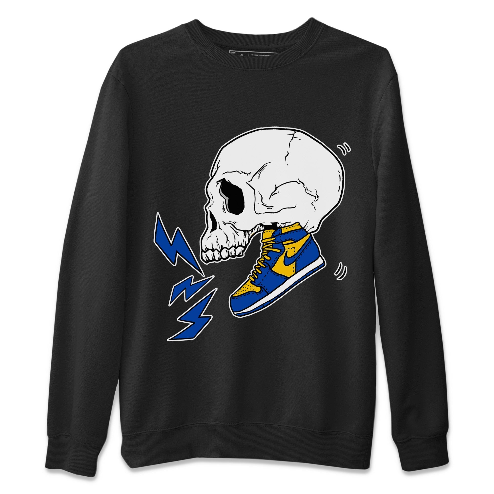 Sneaker Skull Unisex Sweater – Air Jordan 1 Game Royal Varsity Maize, Sneakers Matching Sweater