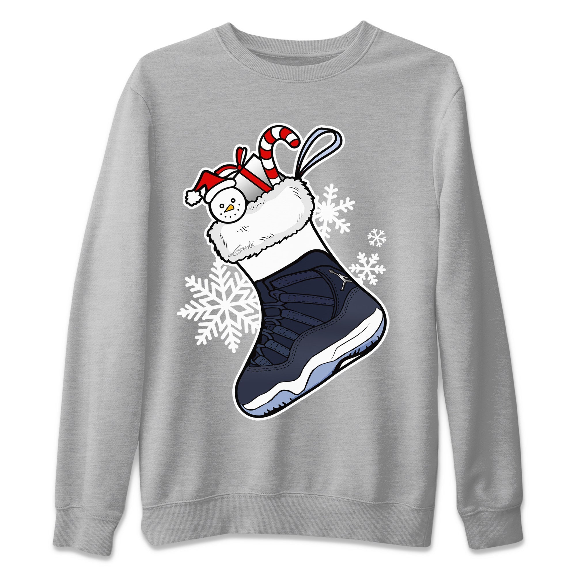 Sneaker Stocking Unisex Sweater – Air Jordan 11 Midnight Navy, Sneakers Matching Sweater