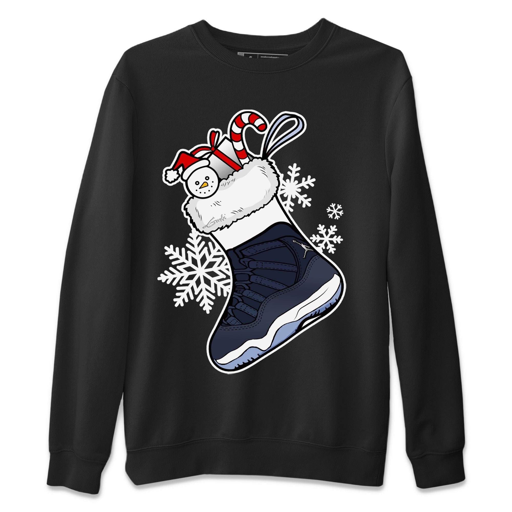 Sneaker Stocking Unisex Sweater – Air Jordan 11 Midnight Navy, Sneakers Matching Sweater