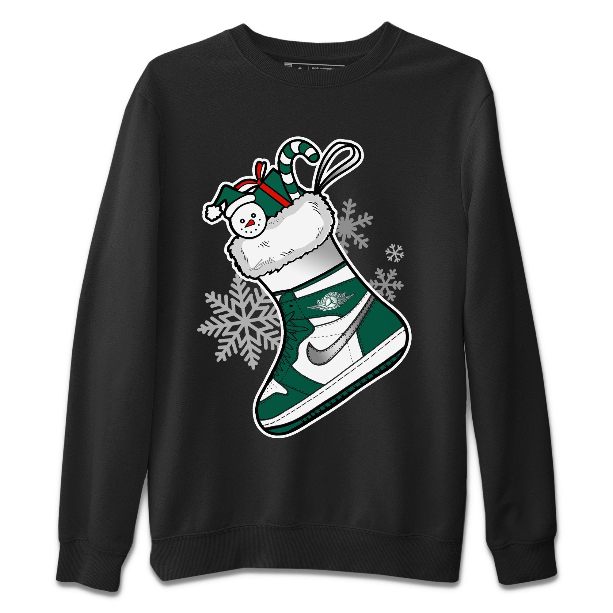 Sneaker Stocking Unisex Sweater – Air Jordan 1 Gorge Green, Sneakers Matching Sweater