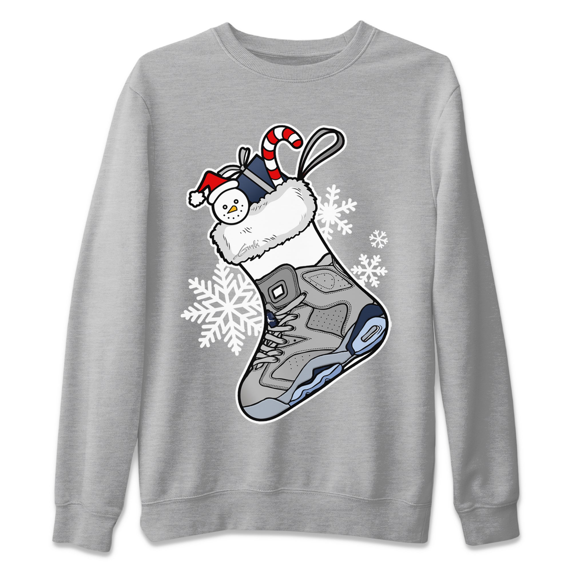 Sneaker Stocking Unisex Sweater – Air Jordan 6 Georgetown, Sneakers Matching Sweater