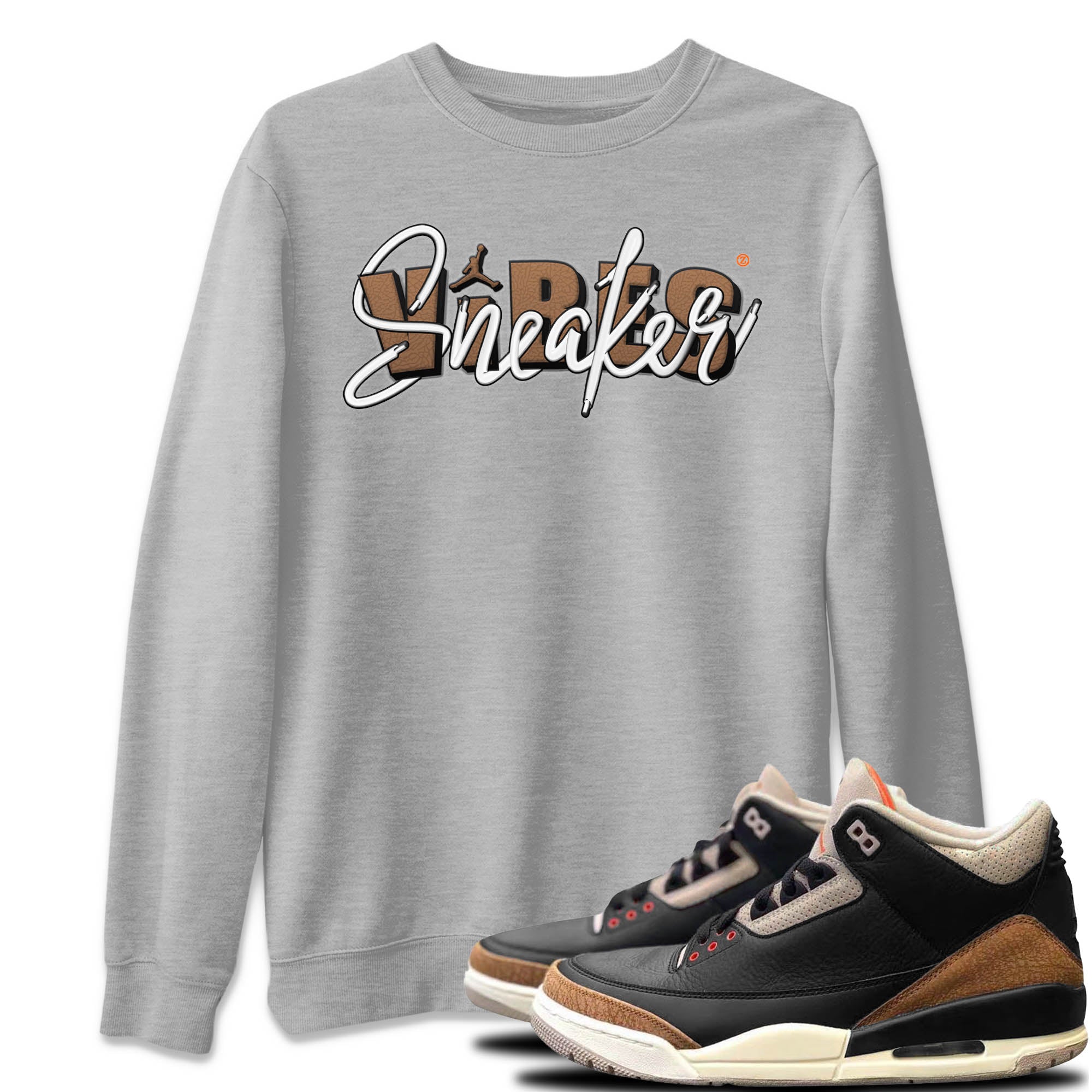 Sneaker Vibes Unisex Sweater – Air Jordan 3 Desert Elephant, Sneakers Matching Sweater