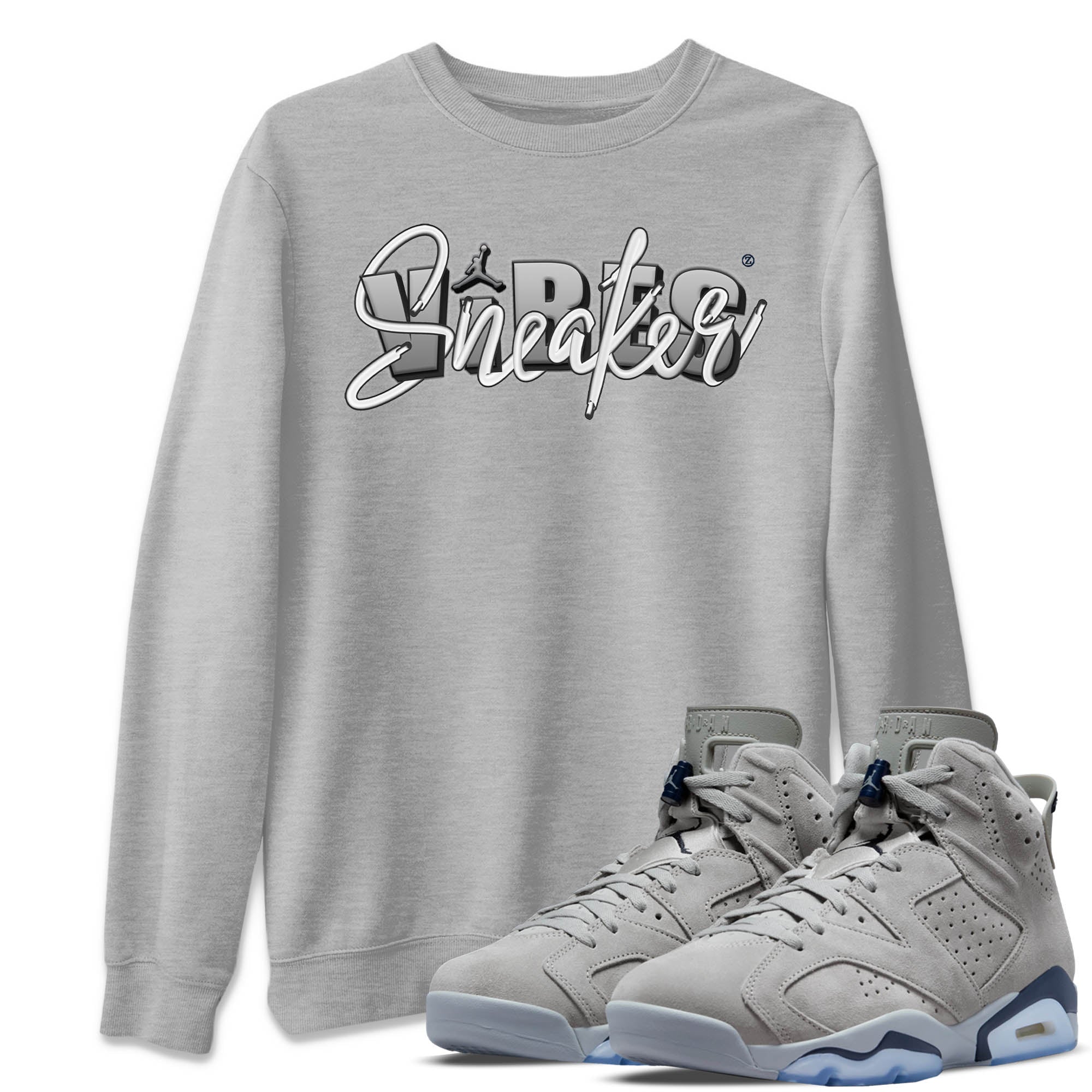 Sneaker Vibes Unisex Sweater – Air Jordan 6 Georgetown, Sneakers Matching Sweater