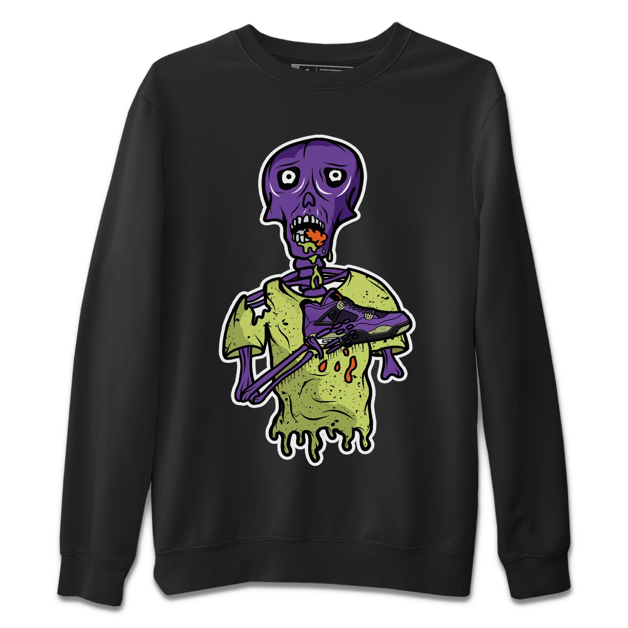Sneaker Zombie Unisex Sweater – Air Jordan 4 Canyon Purple, Sneakers Matching Sweater