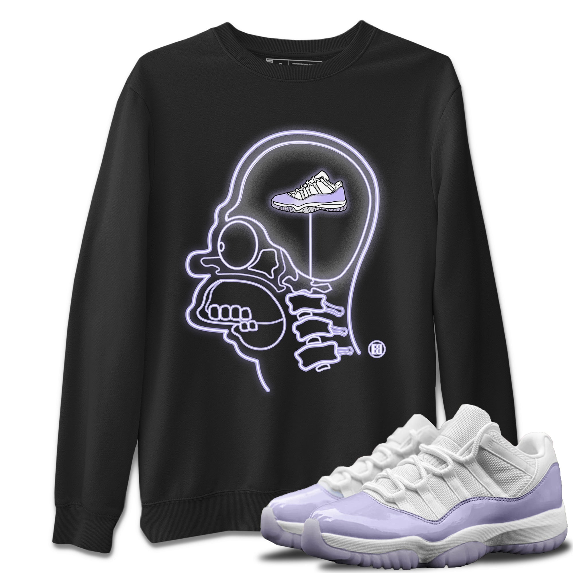 Sneakerhead XRay Unisex Sweater – Air Jordan 11 Pure Violet, Sneakers Matching Sweater
