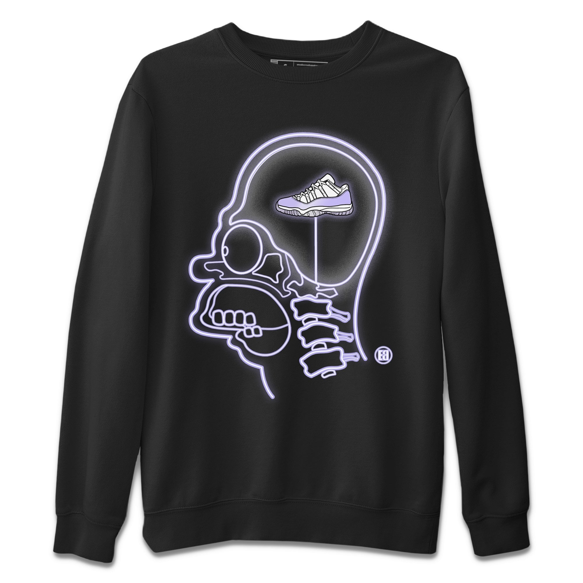 Sneakerhead XRay Unisex Sweater – Air Jordan 11 Pure Violet, Sneakers Matching Sweater
