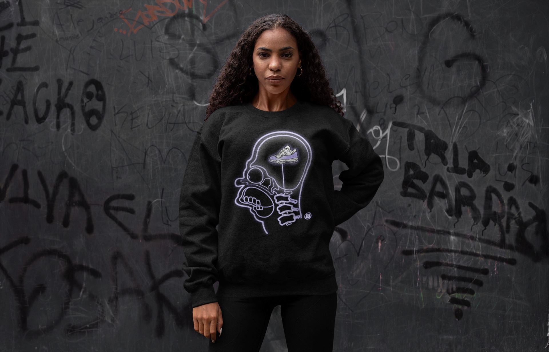 Sneakerhead XRay Unisex Sweater – Air Jordan 11 Pure Violet, Sneakers Matching Sweater