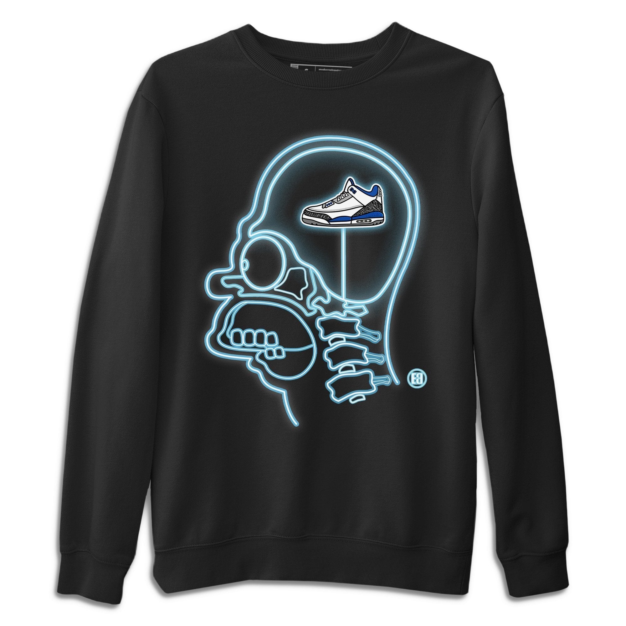 Sneakerhead Xray Unisex Sweater – Air Jordan 3 Racer Blue, Sneakers Matching Sweater