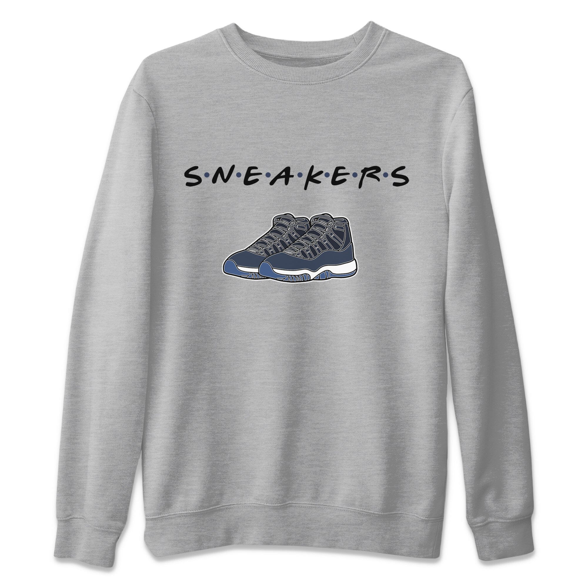 Sneakers Unisex Sweater – Air Jordan 11 Midnight Navy, Sneakers Matching Sweater