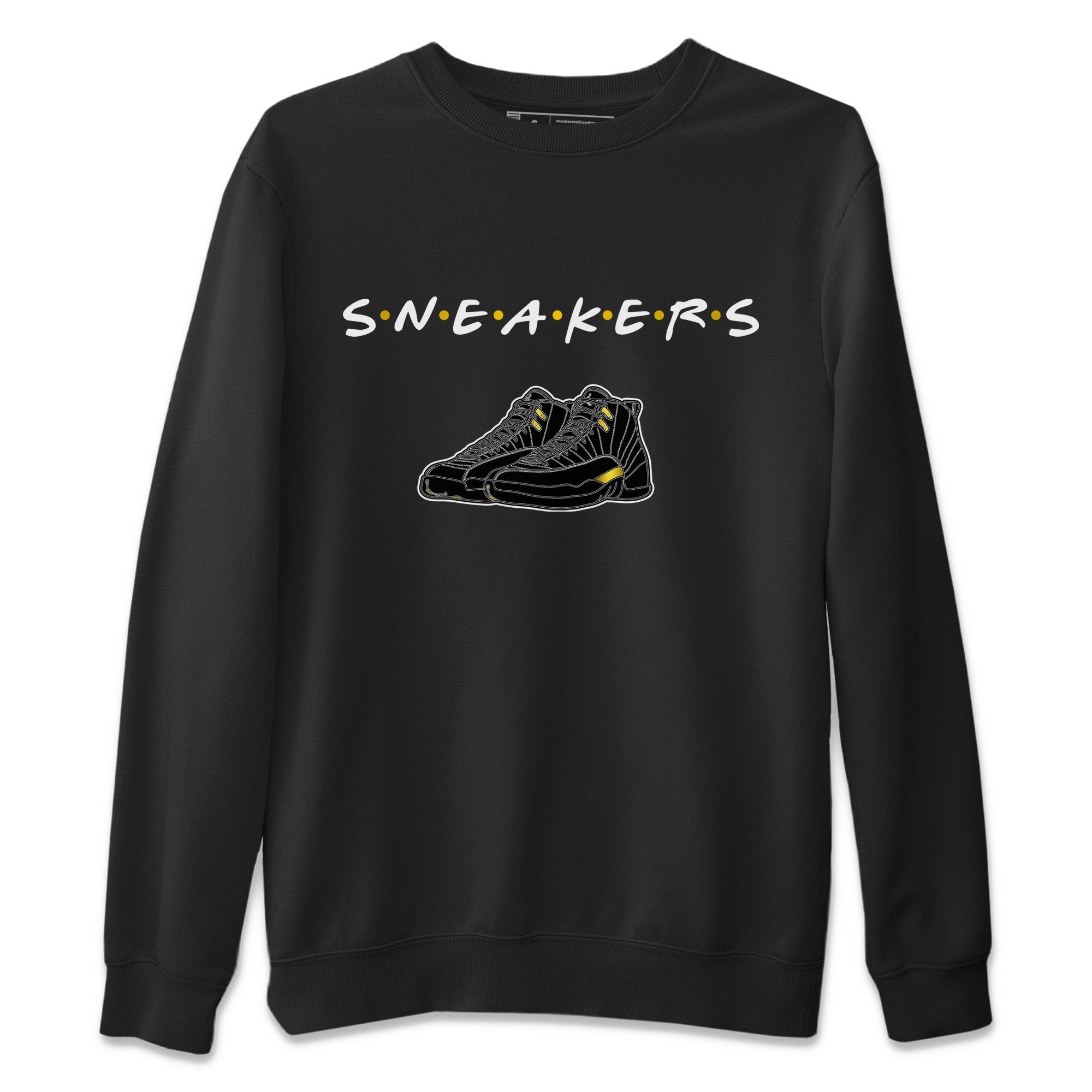 Sneakers Unisex Sweater – Air Jordan 12 Black Taxi, Sneakers Matching Sweater