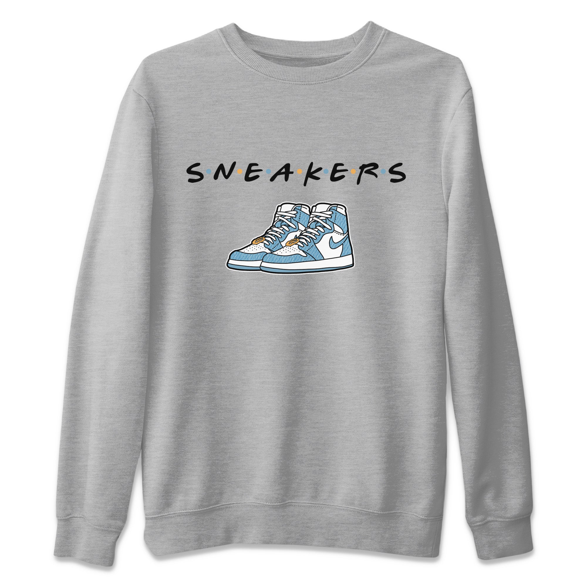 Sneakers Unisex Sweater – Air Jordan 1 Denim, Sneakers Matching Sweater
