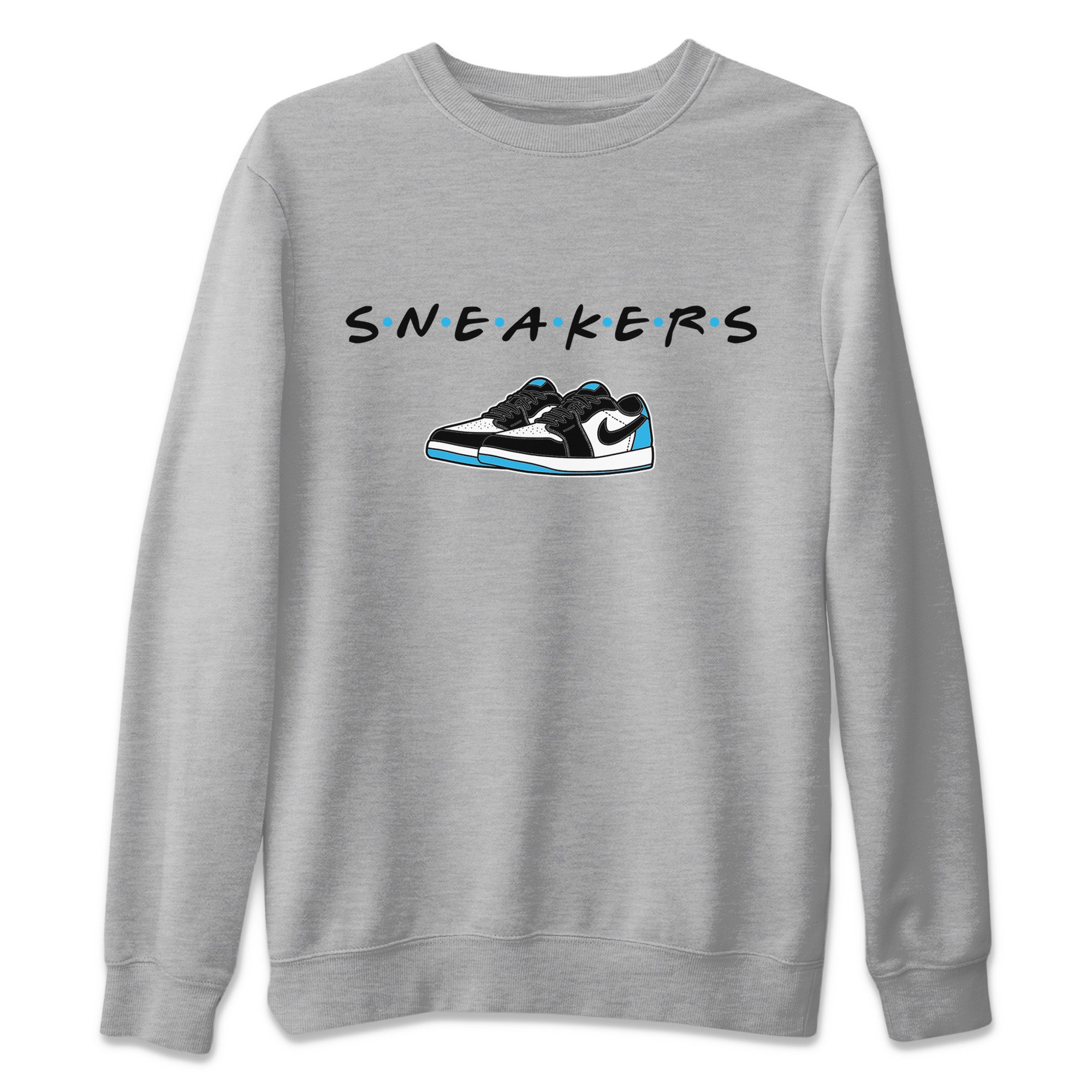 Sneakers Unisex Sweater – Air Jordan 1 Powder Blue, Sneakers Matching Sweater
