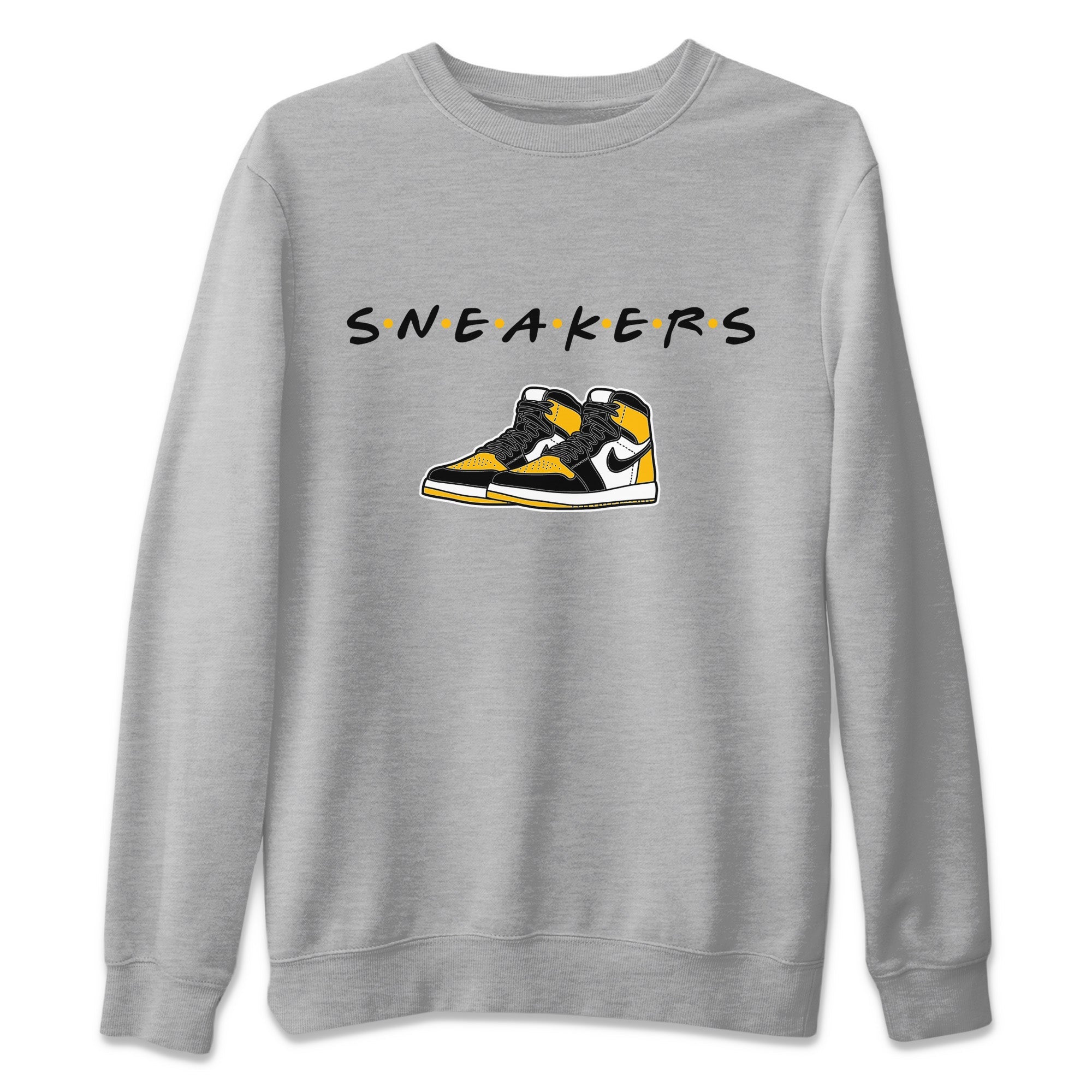 Sneakers Unisex Sweater – Air Jordan 1 Taxi, Sneakers Matching Sweater
