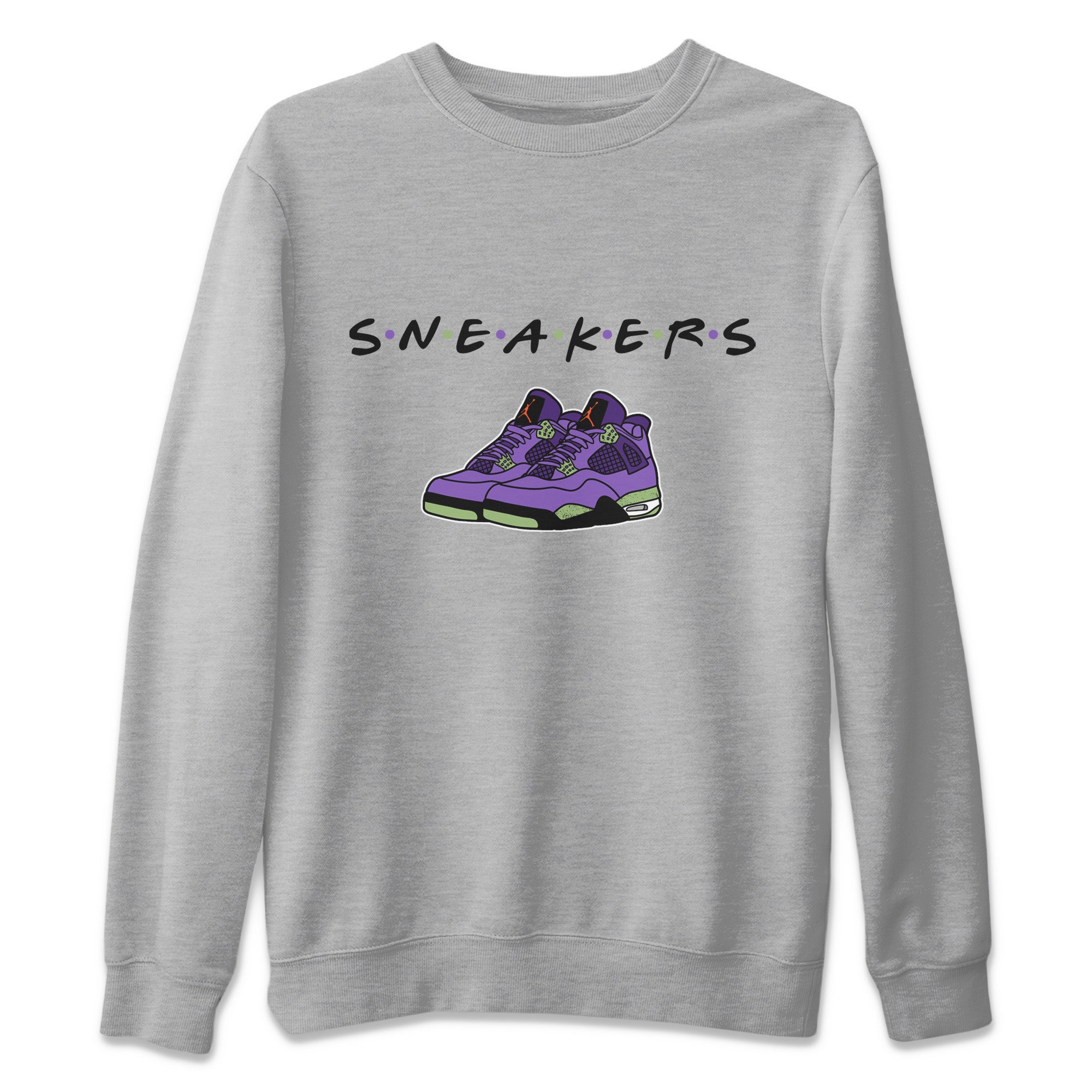 Sneakers Unisex Sweater – Air Jordan 4 Canyon Purple, Sneakers Matching Sweater