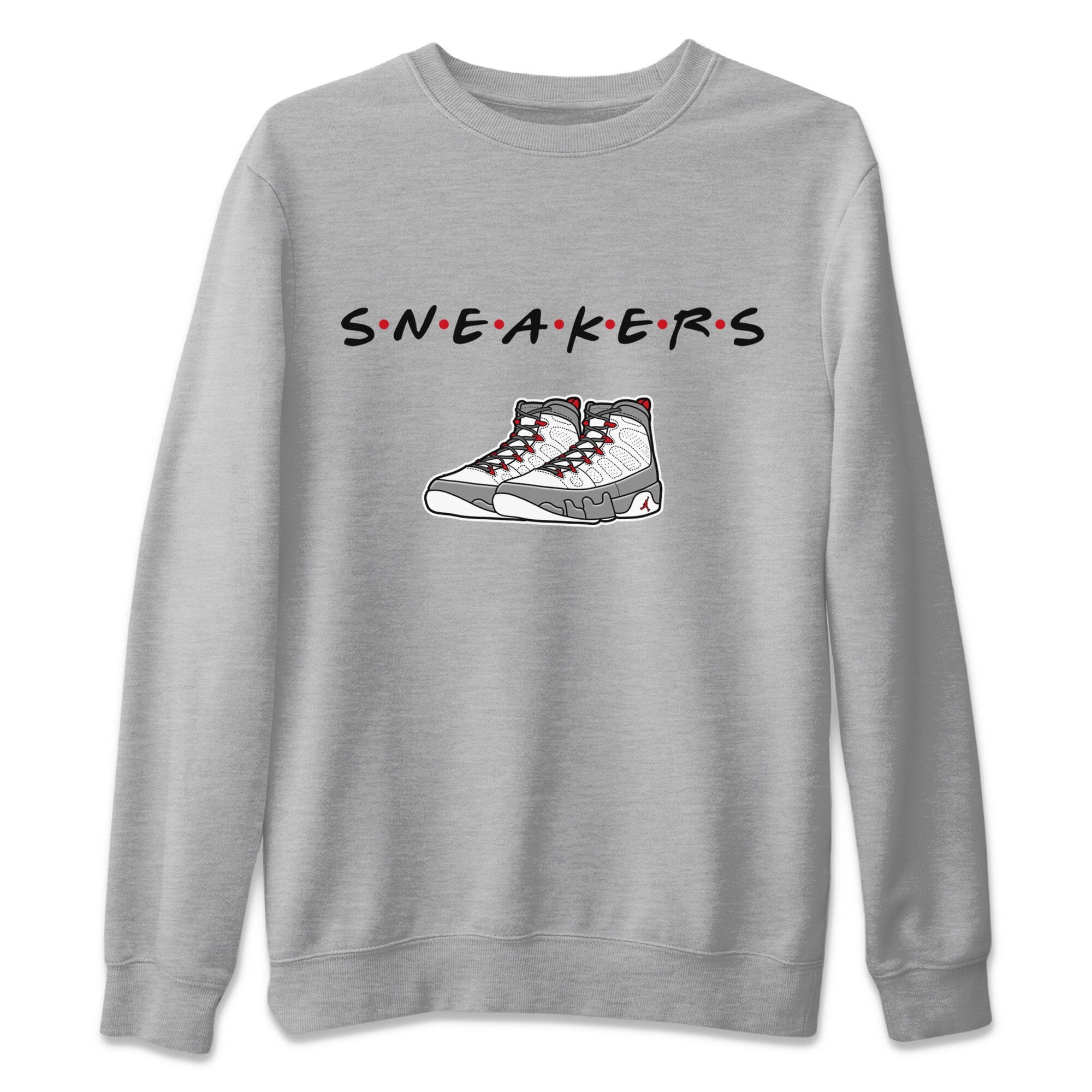 Sneakers Unisex Sweater – Air Jordan 9 Fire Red, Sneakers Matching Sweater