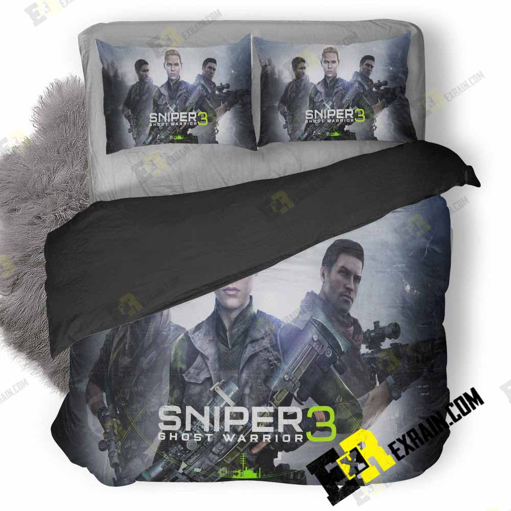 Sniper Ghost Warrior Wide 3D Customized Duvet Cover Bedding Set