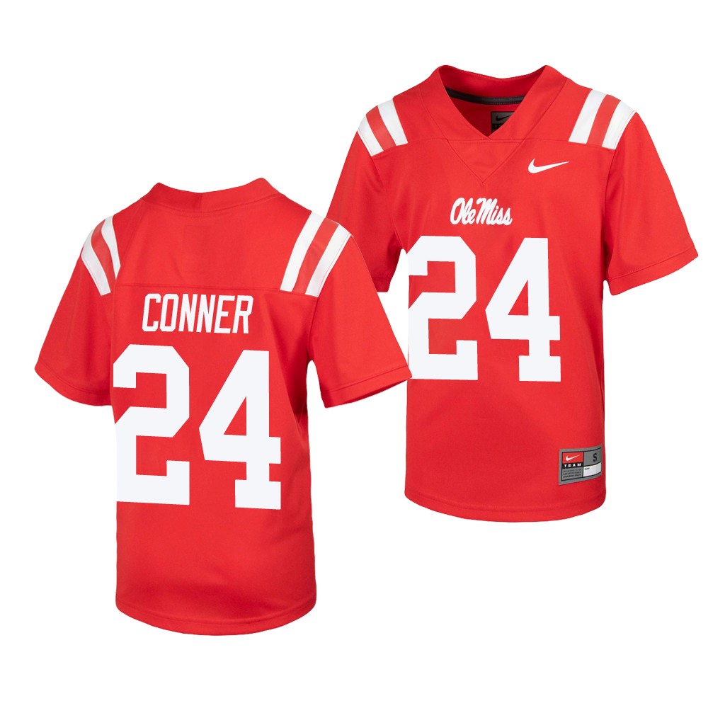 Snoop Conner Ole Miss Rebels Red Untouchable Youth Jersey