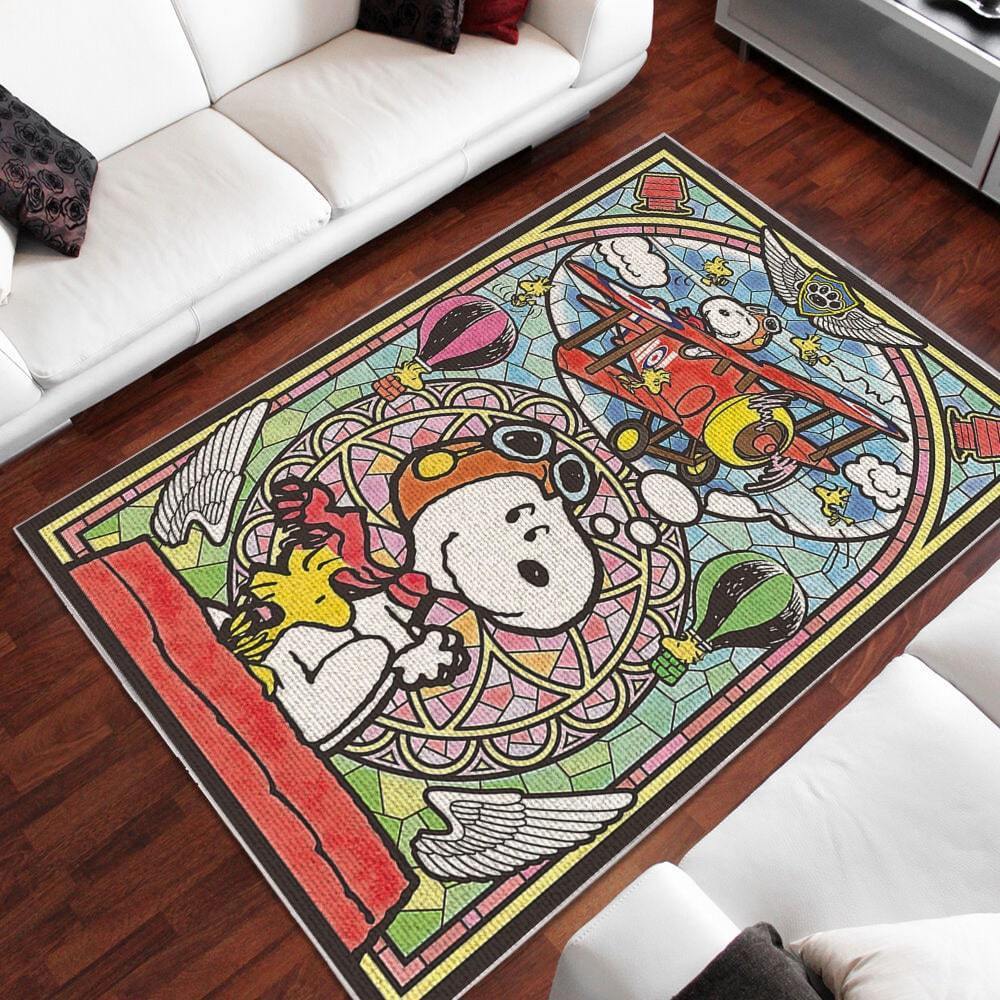 Snoopy Area Rectangle Rug