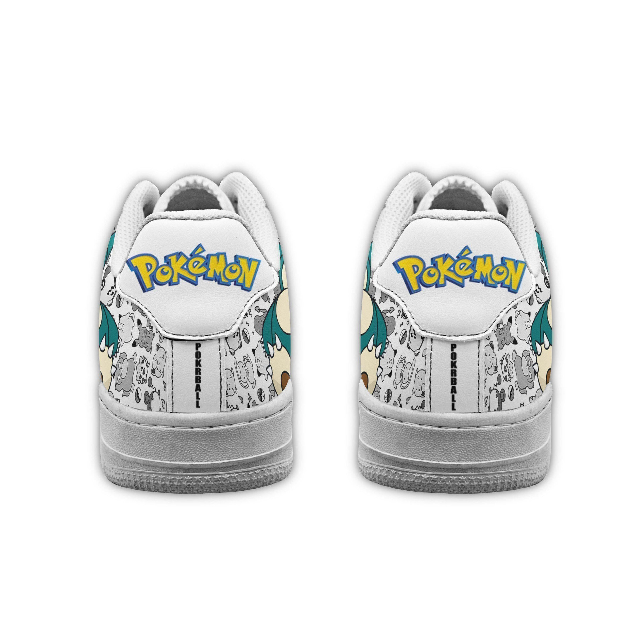 Snorlax Air Sneakers Custom Anime Pokemon Shoes