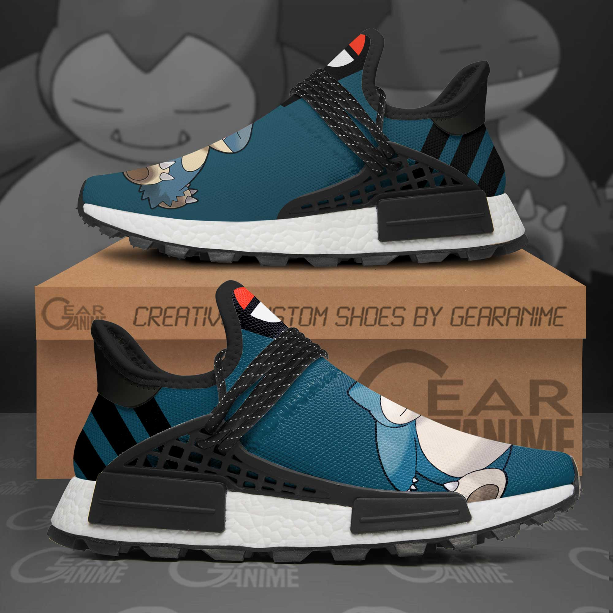 Snorlax Shoes Pokemon Anime Shoes, NMD Shoes