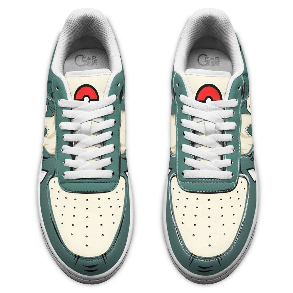 Snorlax Sleeping Air Sneakers Custom Pokemon Anime Shoes