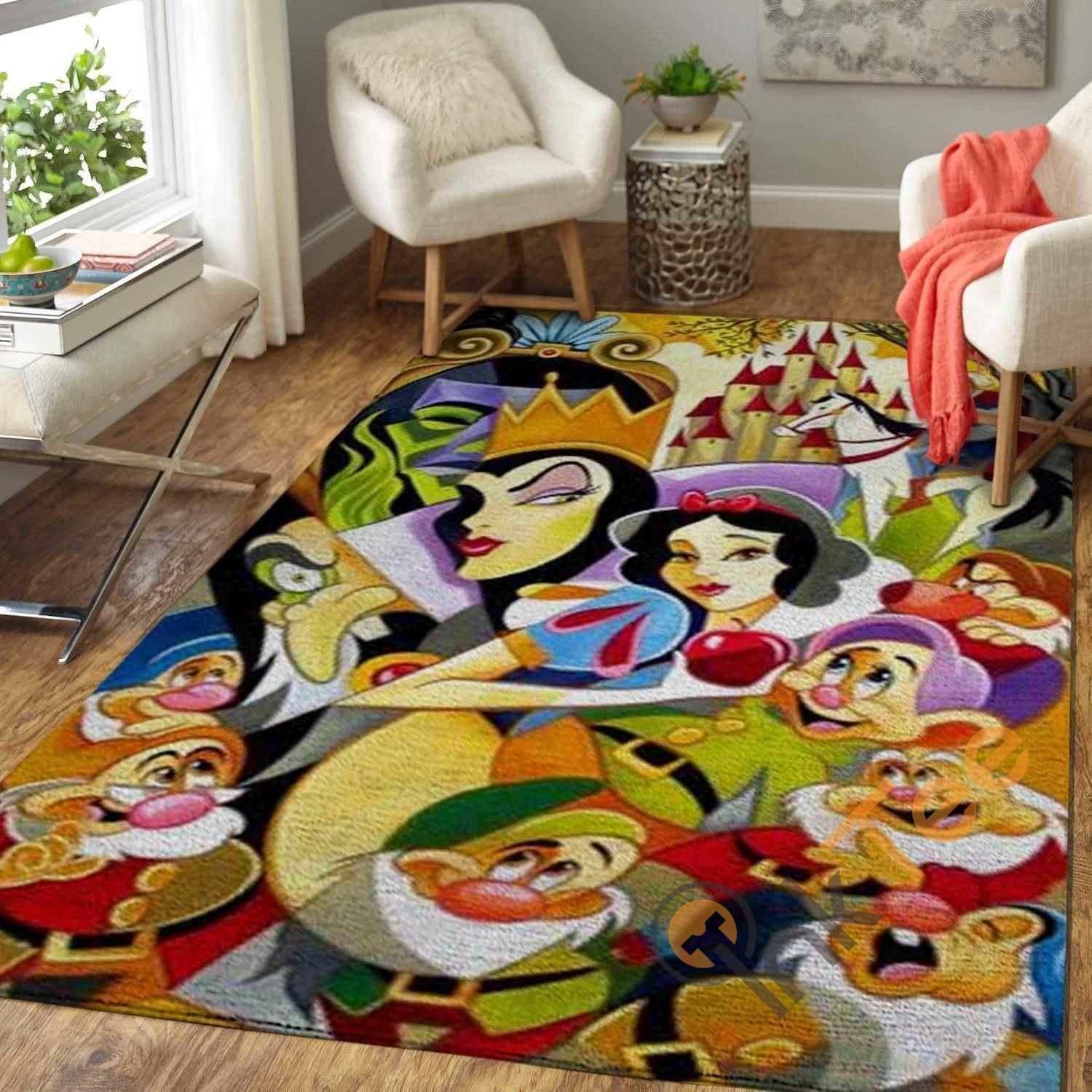 Snow White Area Rectangle Rug