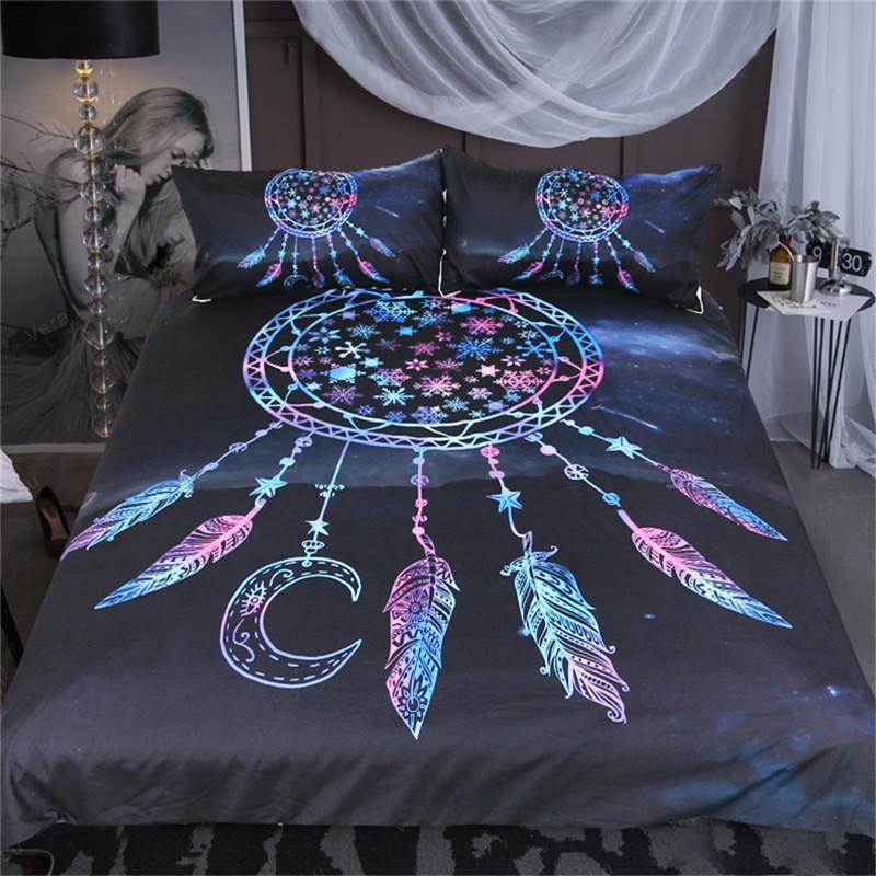 Snowflake Dreamcatcher 3D Customized Duvet Cover Bedding Set