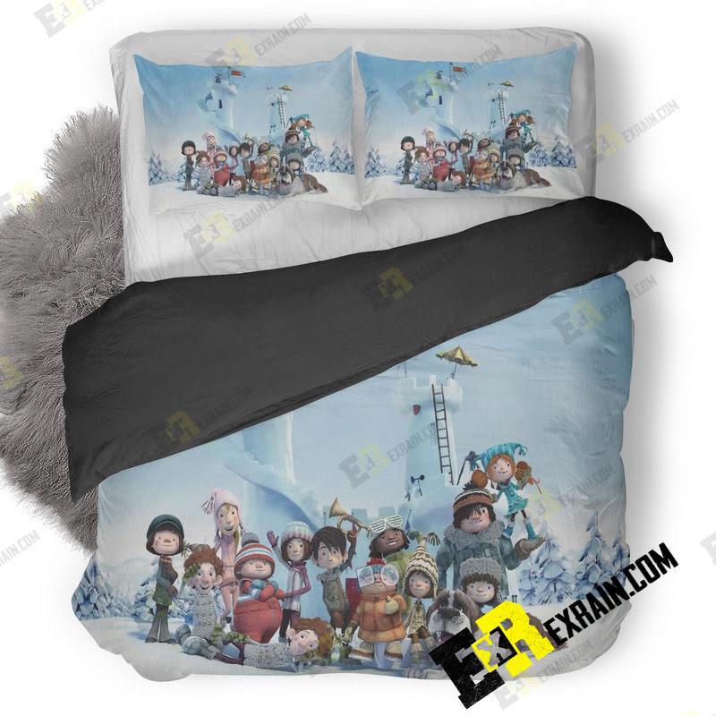 Snowtime Animation 3D Customized Duvet Cover Bedding Set