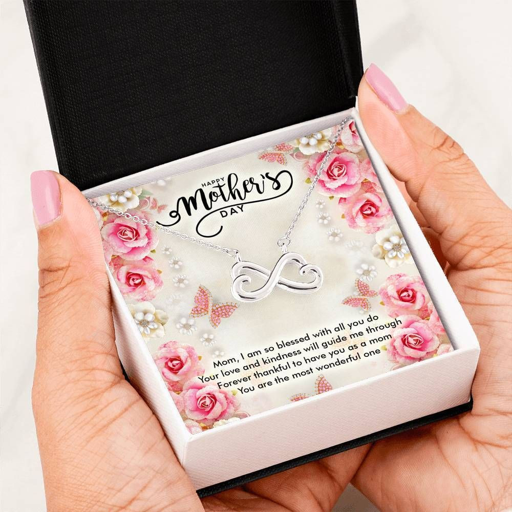 So Blessed For All You Do Infinity Heart Necklace For Mom