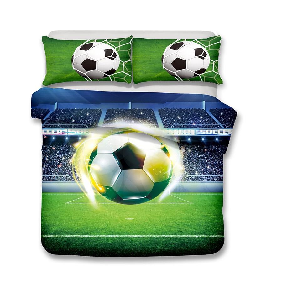 Soccer Match 3D Customized Duvet Cover Bedding Set