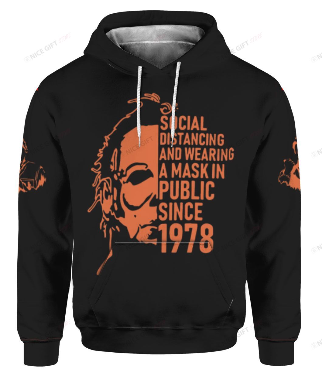 Social Distancing And Wearing A Mask In Public Since 1978 3D Hoodie Gift For Fans