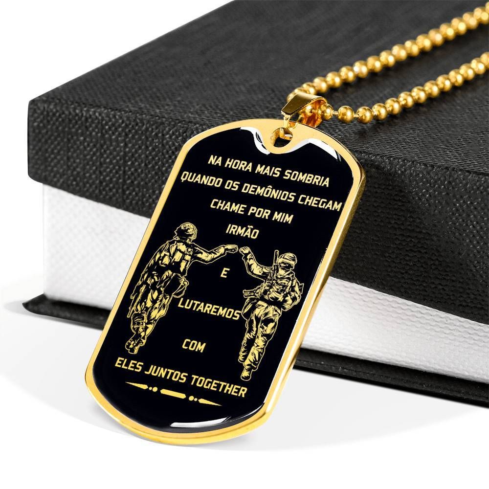 Soldier – Call On Me Brother – Black – Brazil – Military Ball Chain