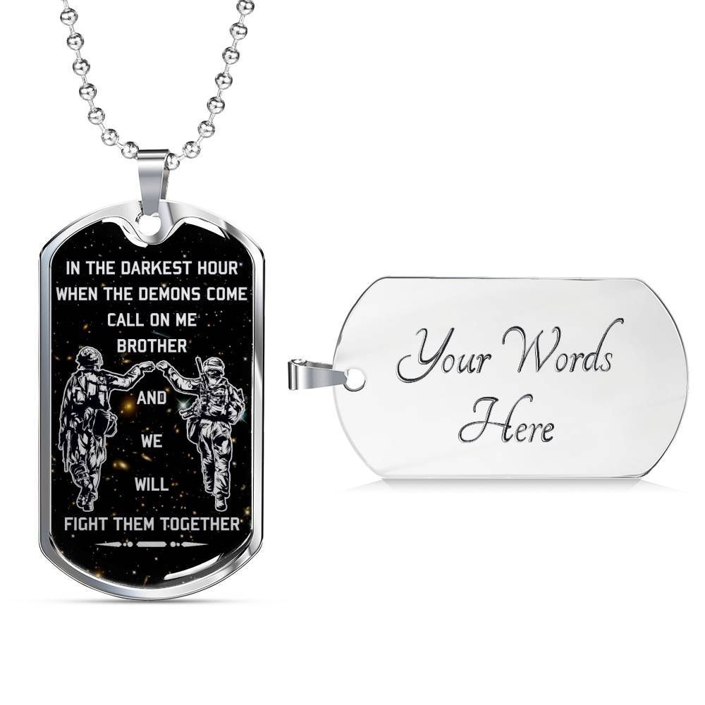 Soldier – Call On Me Brother – Galaxy – English – Military Ball Chain