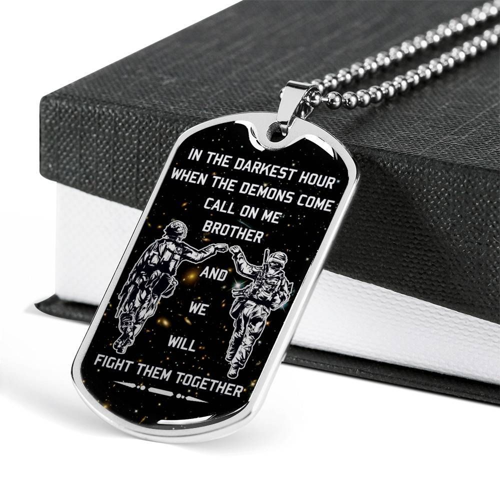 Soldier – Call On Me Brother – Galaxy – English – Military Ball Chain
