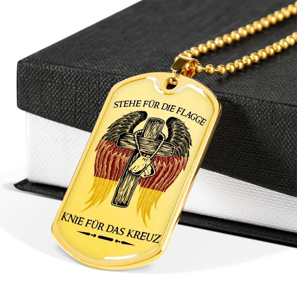 Soldier – Stand For The Flag Germany – Military Ball Chain