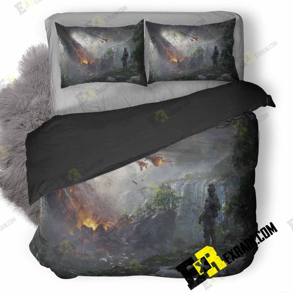 Soldier Titanfall Artwork Bc 3D Customized Duvet Cover Bedding Set