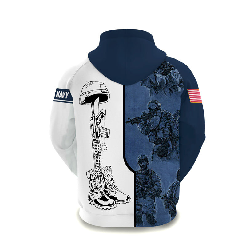 Soldiers Us Navy Veteran Hoodie