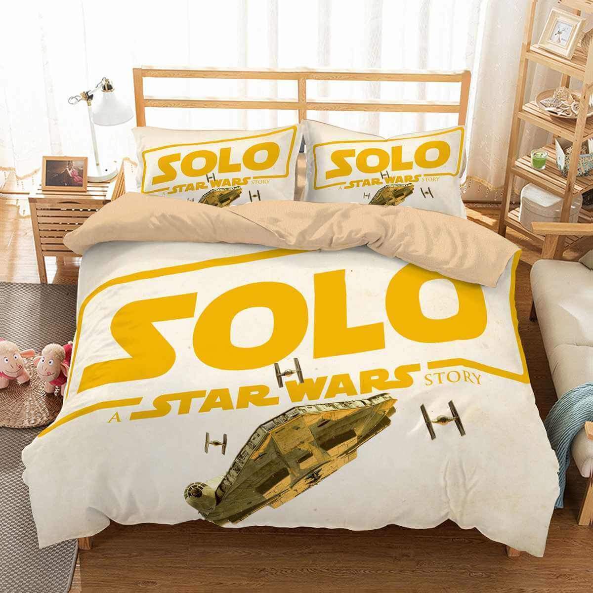 Solo A Star Wars Story 3D Customized Duvet Cover Bedding Set