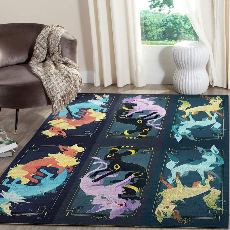 Some Eeveelutions Area Rectangle Rug