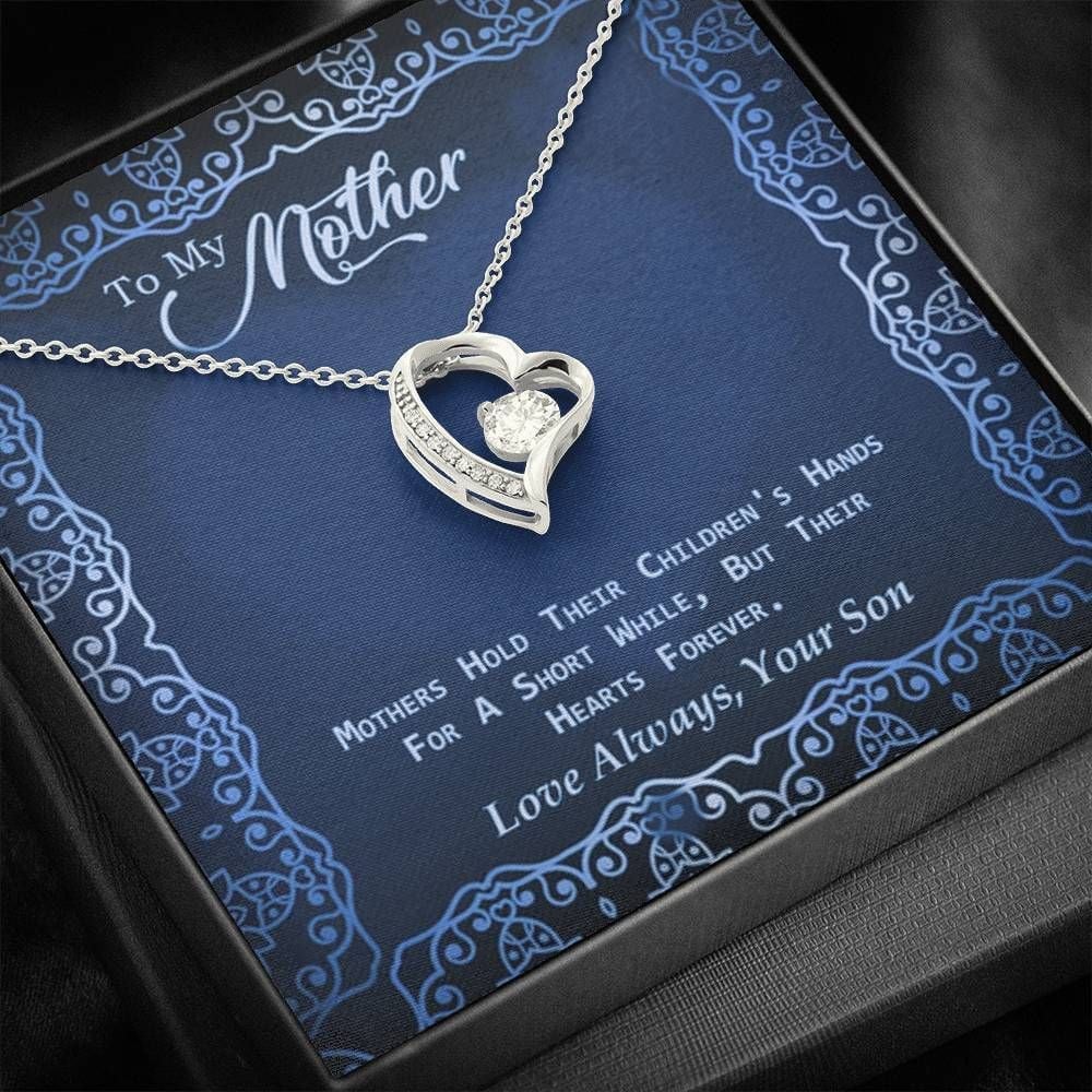 Son Gift For Mom Forever Love Necklace Mothers Hold Their Children’s Heart Forever