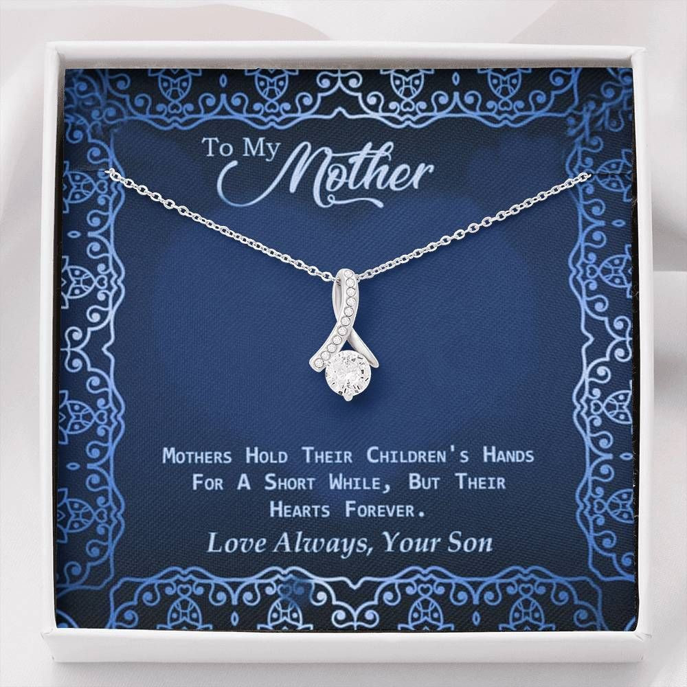 Son Gift For Mother Alluring Beauty Necklace Mothers Hold Their Children’s Hearts Forever