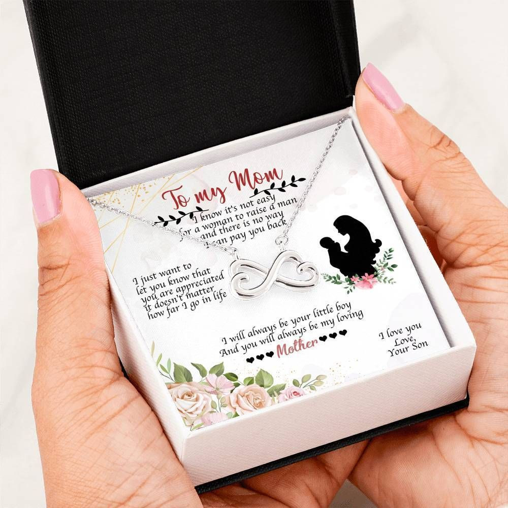 Son To Mom – Infinity Heart Necklace